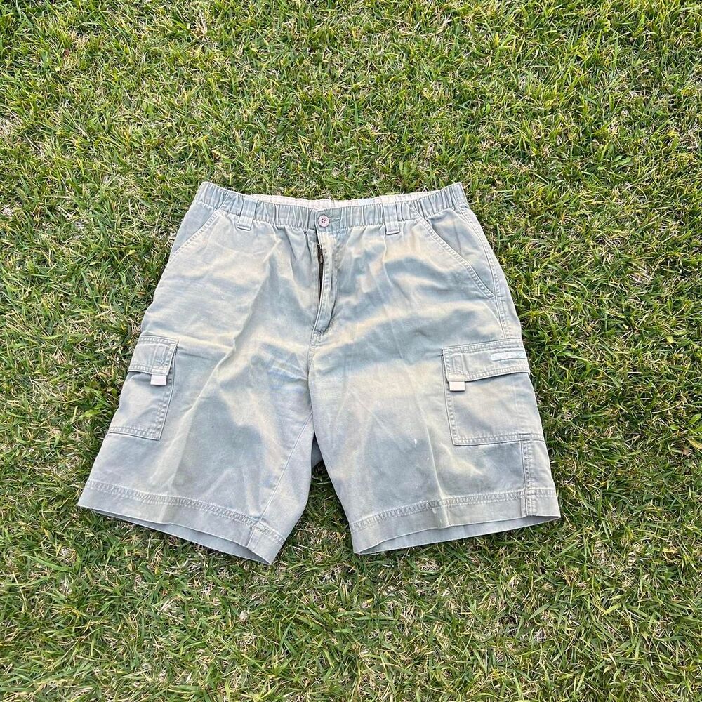 2000 Ocean Pacific y2k olive cargo shorts mens size M Medium
